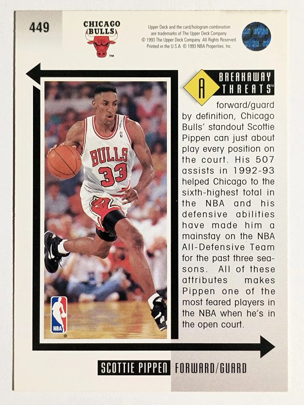 1993-94 Upper Deck #449 Scottie Pippen BT