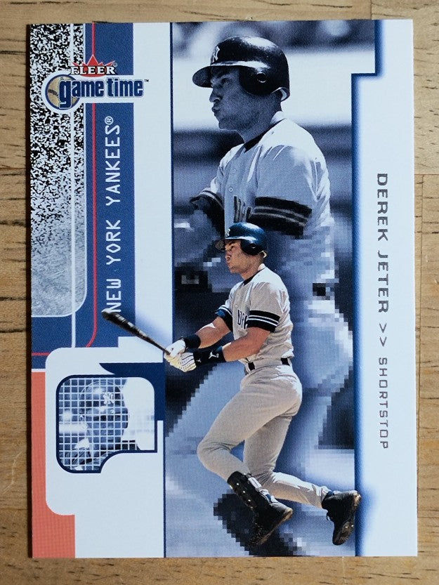 2001 Fleer Game Time #1 Derek Jeter