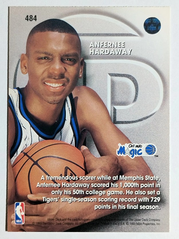 1993-94 Upper Deck #484 Anfernee Hardaway TP