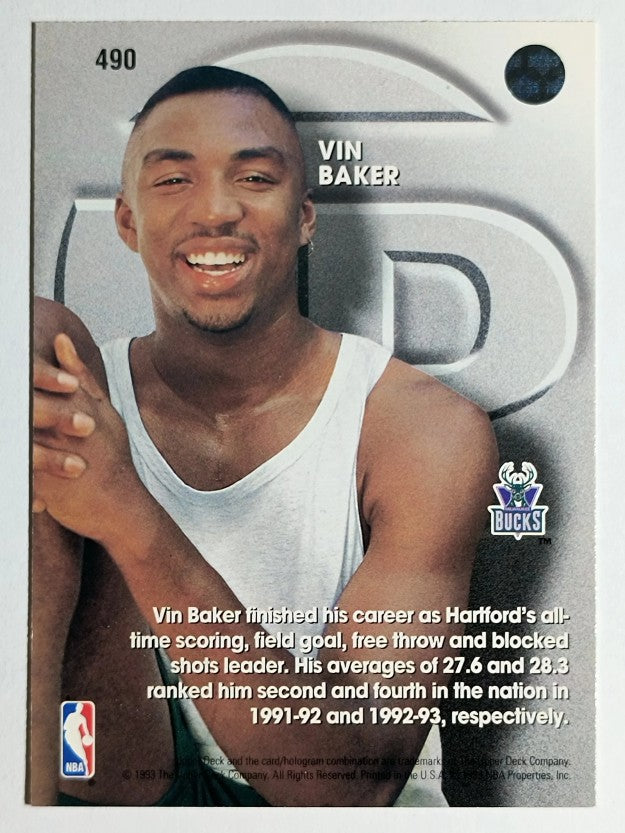1993-94 Upper Deck #490 Vin Baker TP