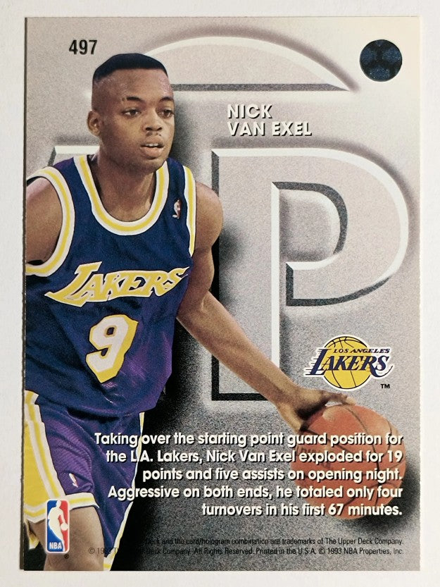 1993-94 Upper Deck #497 Nick Van Exel TP (NM)