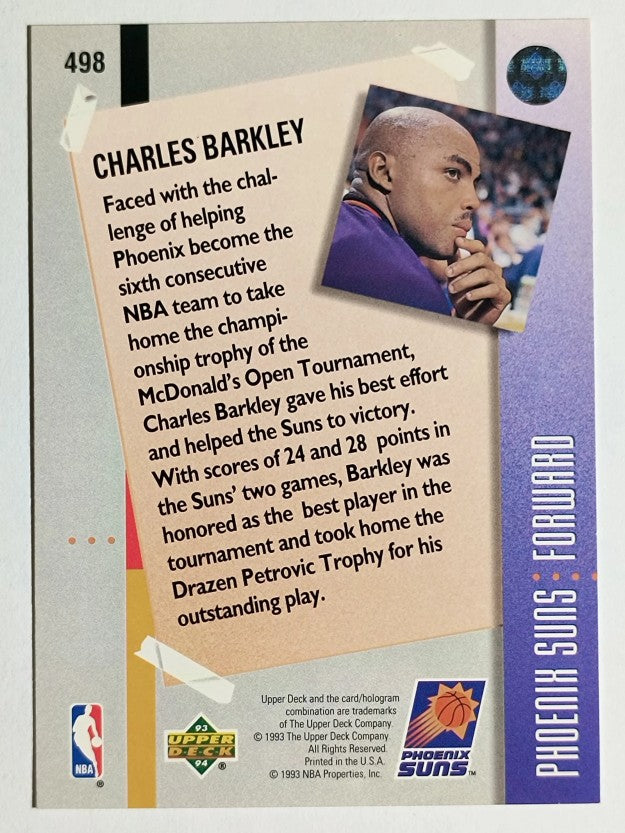1993-94 Upper Deck #498 Charles Barkley MO
