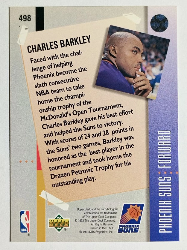 1993-94 Upper Deck #498 Charles Barkley MO (NM)