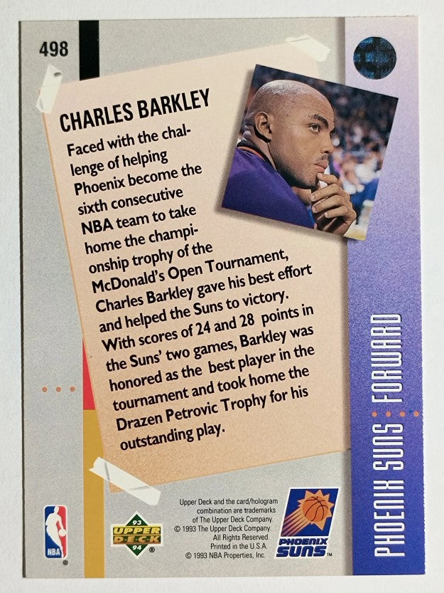 1993-94 Upper Deck #498 Charles Barkley MO