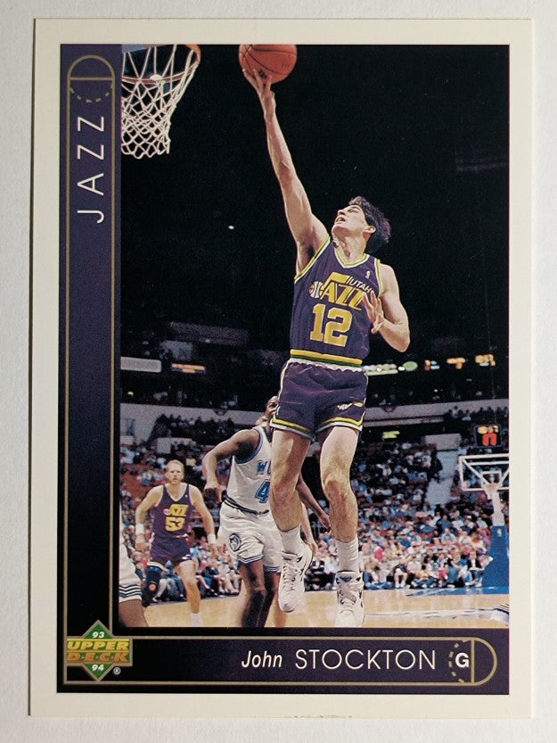 1993-94 Upper Deck International Spanish #63 John Stockton