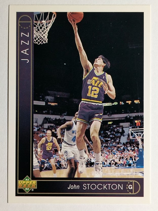 1993-94 Upper Deck International Spanish #63 John Stockton