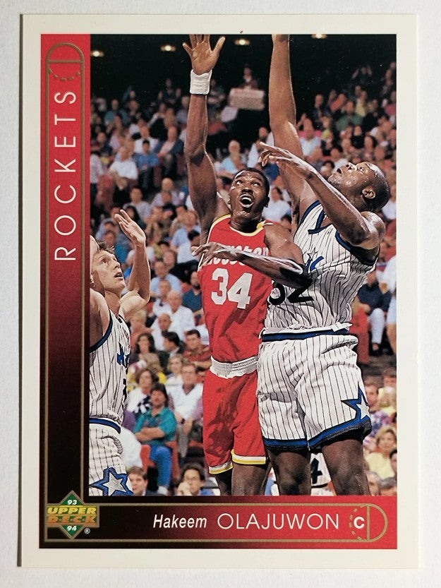 1993-94 Upper Deck International Spanish #113 Hakeem Olajuwon