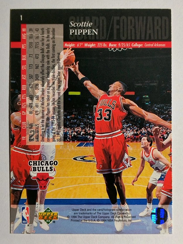 1993-94 Upper Deck SE #1 Scottie Pippen (NM)
