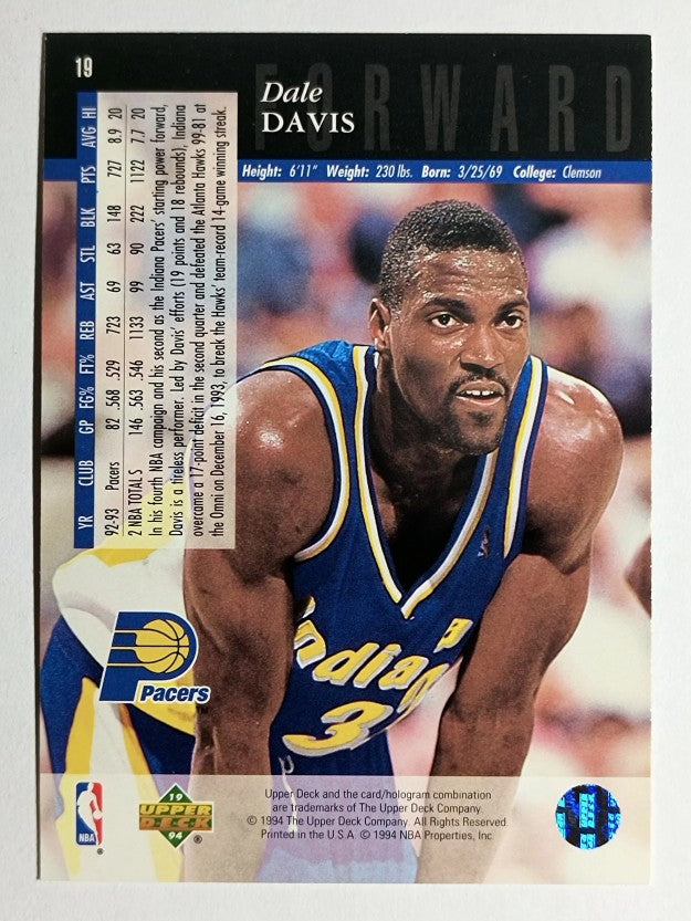 1993-94 Upper Deck SE #19 Dale Davis