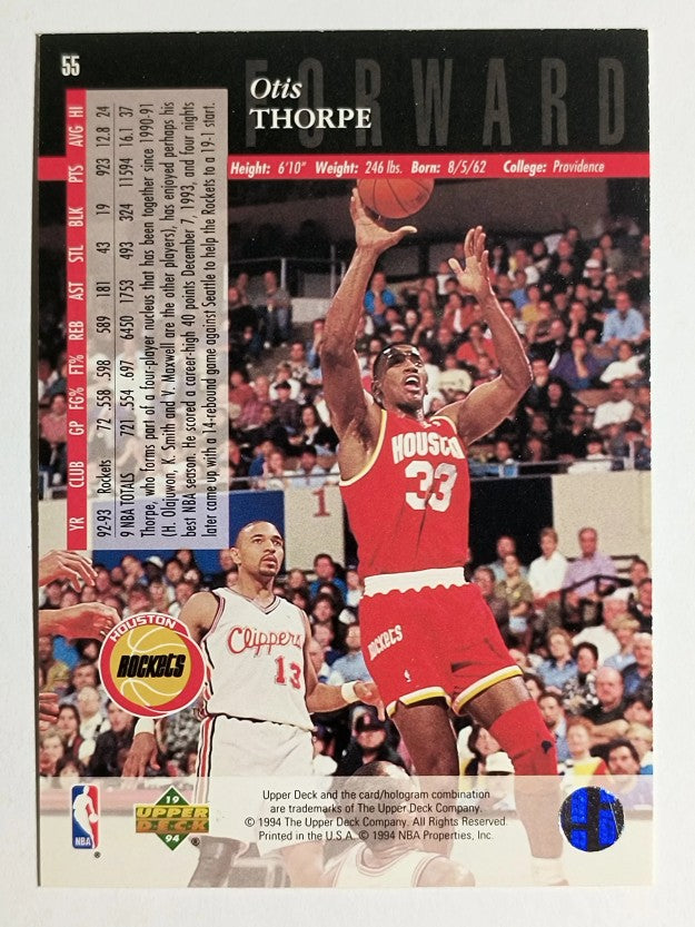 1993-94 Upper Deck SE #55 Otis Thorpe