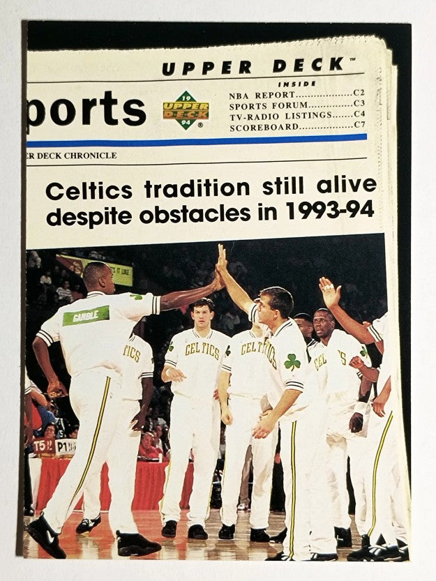 1993-94 Upper Deck SE #200 Celtics Team TH