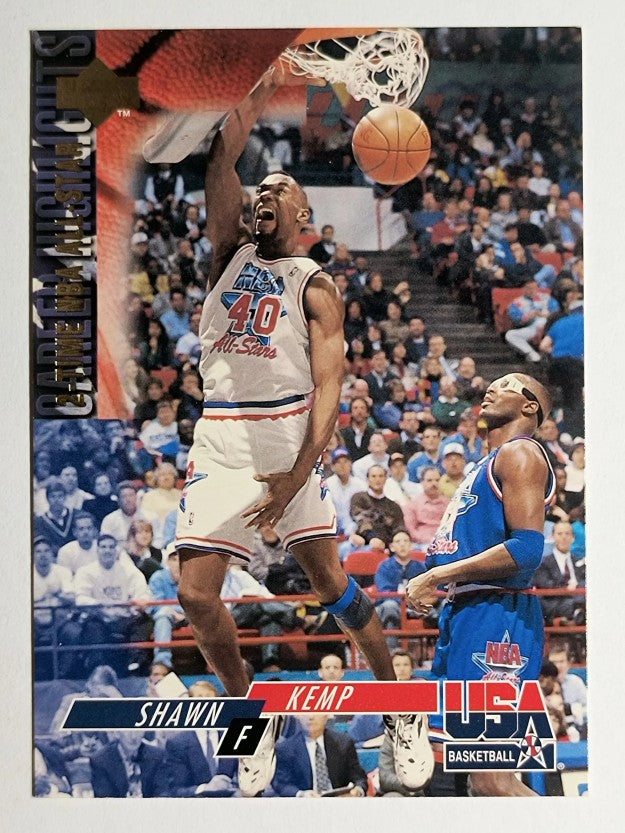 1994 Upper Deck USA #27 Shawn Kemp/2-Time NBA All-Star