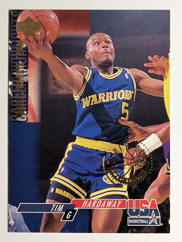 1994 Upper Deck USA Gold Medal #14 Tim Hardaway/1990 NBA All-Rookie Team