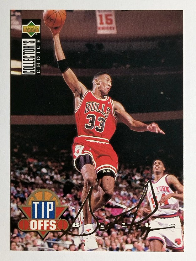 1994-95 Collector's Choice Silver Signature #169 Scottie Pippen TO
