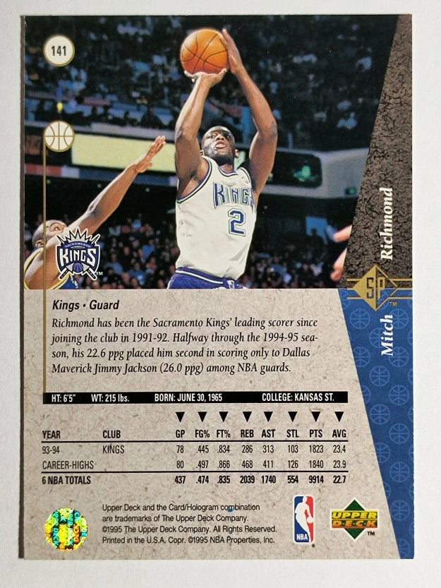 1994-95 SP #141 Mitch Richmond