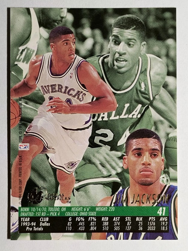 1994-95 Ultra #41 Jim Jackson