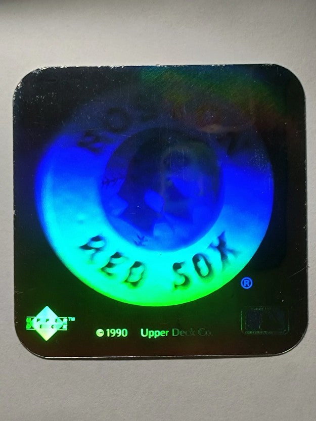1990 Upper Deck Team Logo Holograms #NNO Boston Red Sox