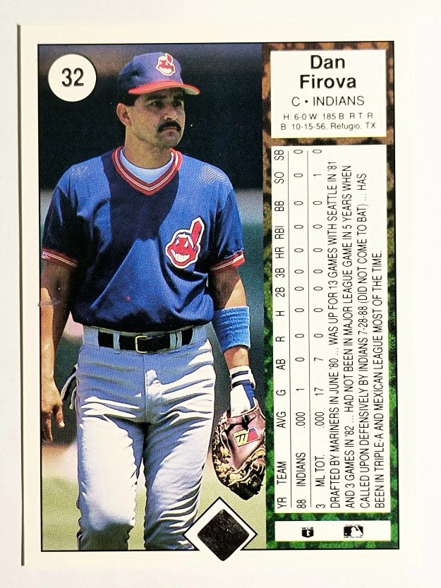 1989 Upper Deck #32 Dan Firova
