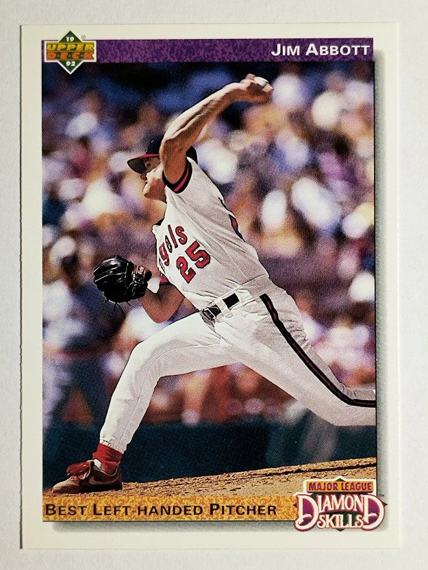1992 Upper Deck Gold Hologram #642 Jim Abbott DS