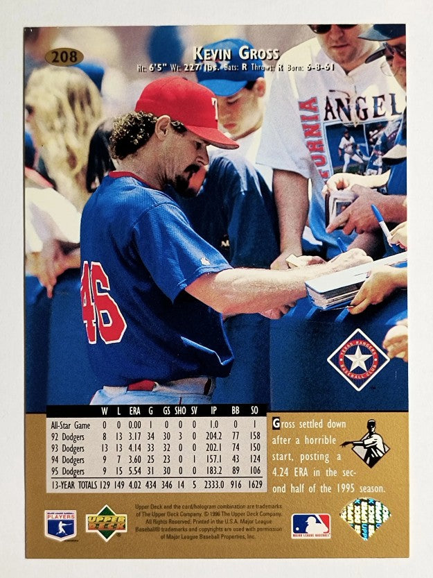 1996 Upper Deck #208 Kevin Gross