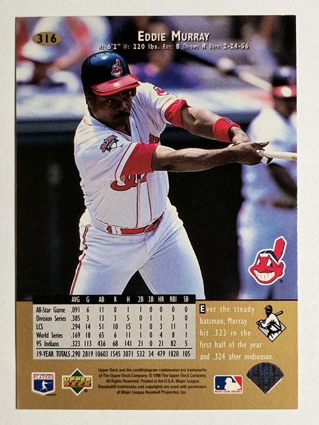 1996 Upper Deck #316 Eddie Murray