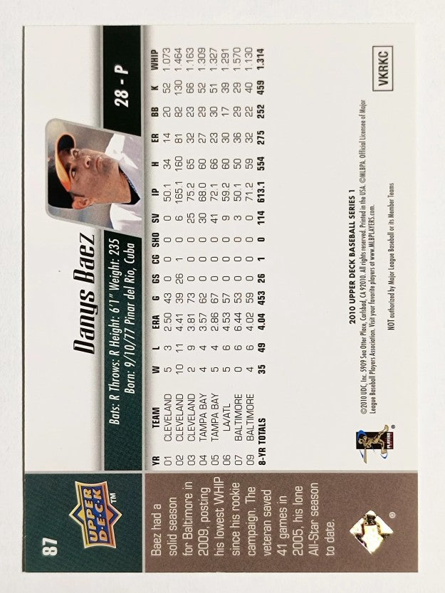 2010 Upper Deck #87 Danys Baez