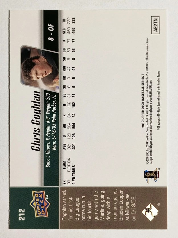 2010 Upper Deck #212A Chris Coghlan