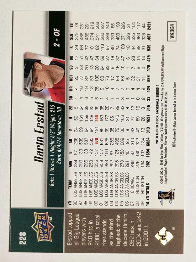 2010 Upper Deck #228 Darin Erstad
