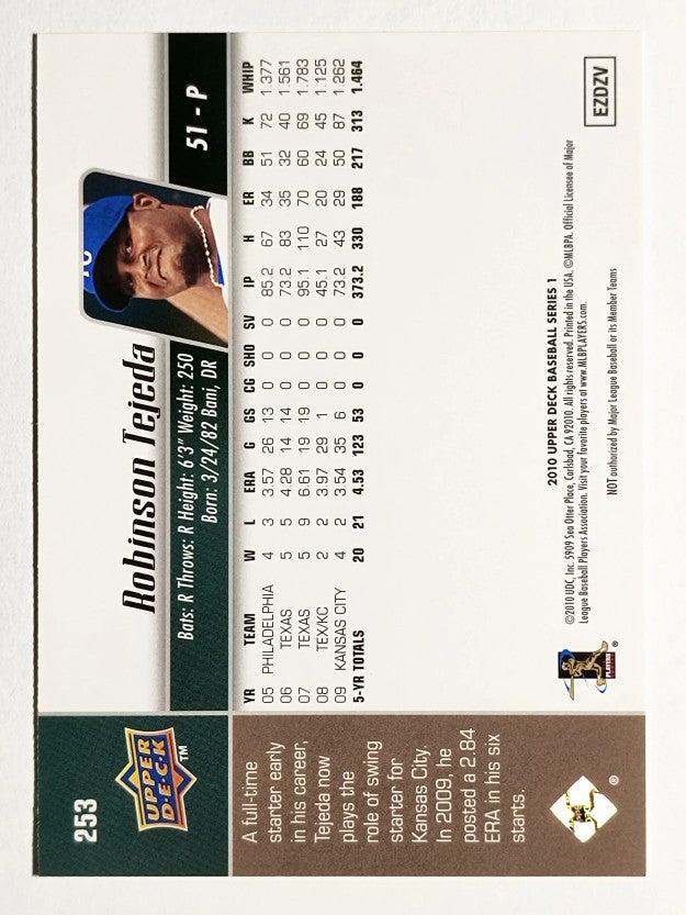 2010 Upper Deck #253 Robinson Tejeda