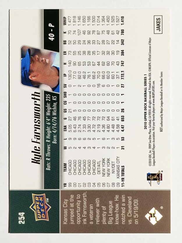 2010 Upper Deck #254 Kyle Farnsworth
