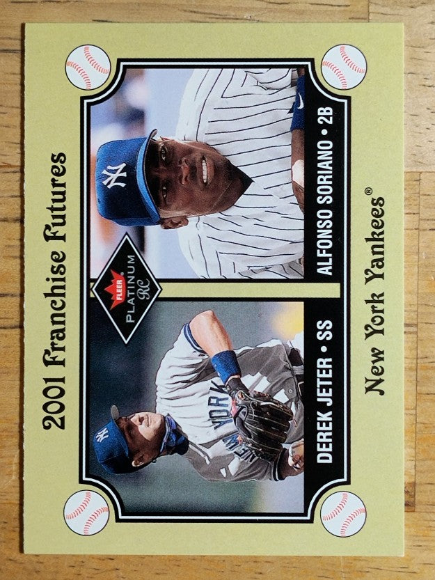 2001 Fleer Platinum #481 Derek Jeter/Alfonso Soriano FF
