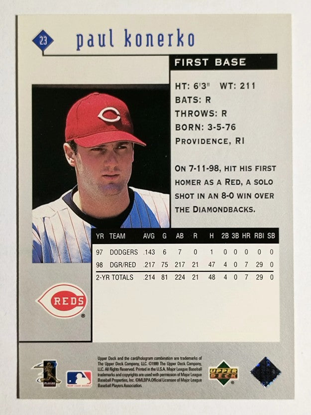 1999 Black Diamond #23 Paul Konerko