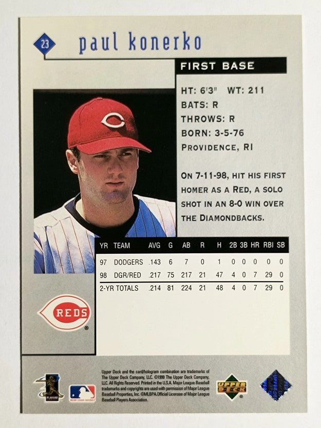 1999 Black Diamond #23 Paul Konerko