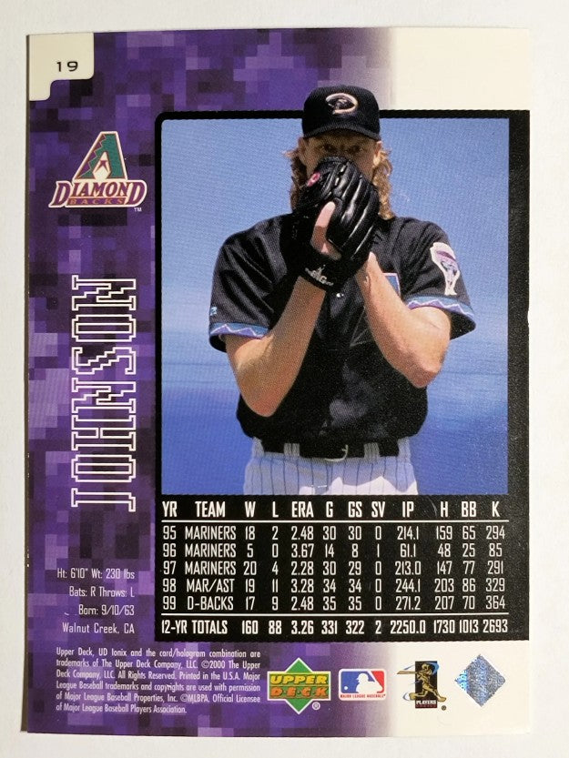 2000 UD Ionix #19 Randy Johnson