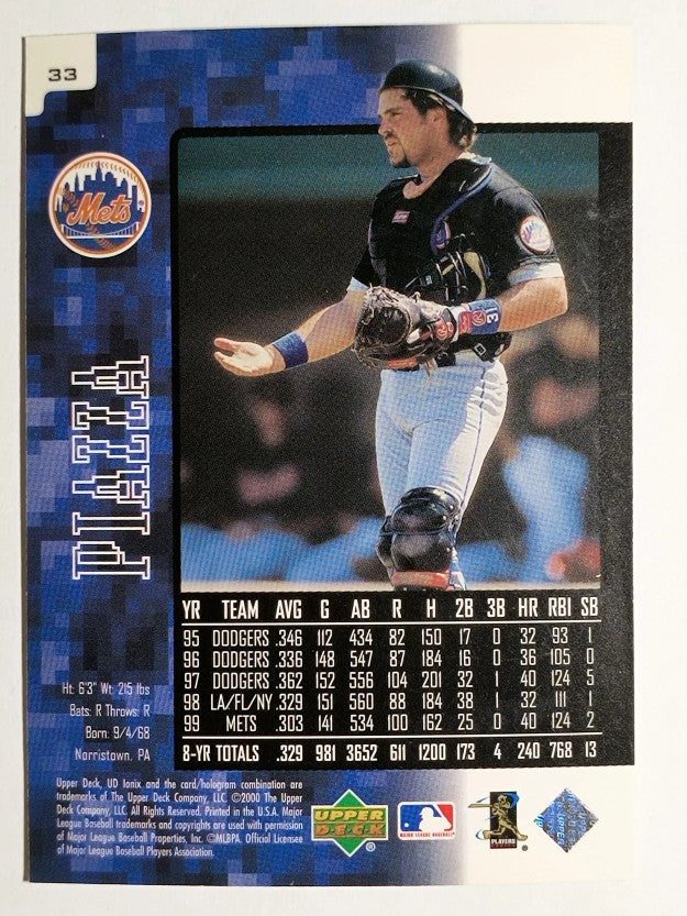 2000 UD Ionix #33 Mike Piazza