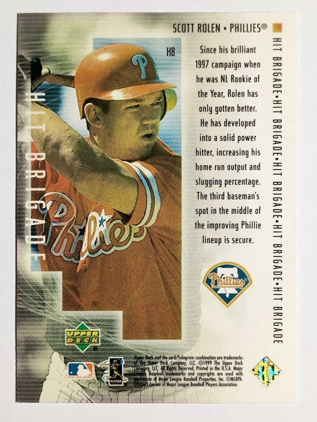 2000 Upper Deck Hit Brigade #H8 Scott Rolen