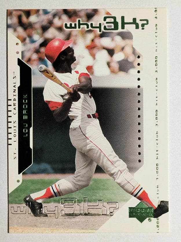 2000 Upper Deck Hitter's Club #69 Lou Brock W3K