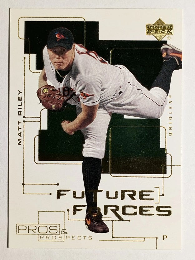 2000 Upper Deck Pros and Prospects Future Forces #F9 Matt Riley