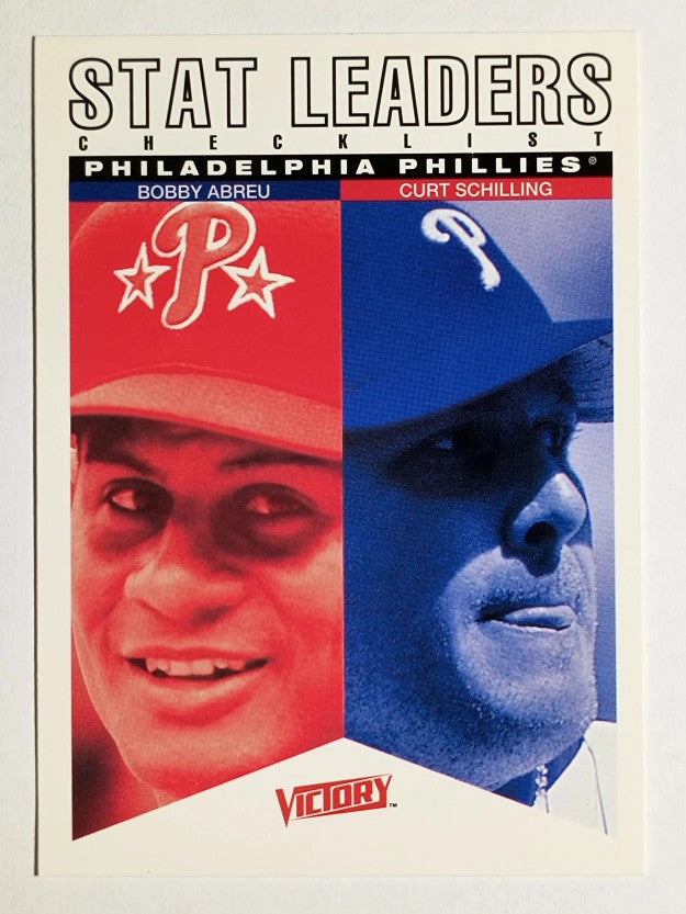 2000 Upper Deck Victory #222 Bob Abreu/Curt Schilling CL