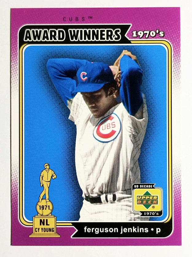 2001 Upper Deck Decade 1970's #146 Ferguson Jenkins AW