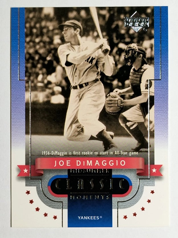2001 Upper Deck Midsummer Classic Moments #CM1 Joe DiMaggio 36
