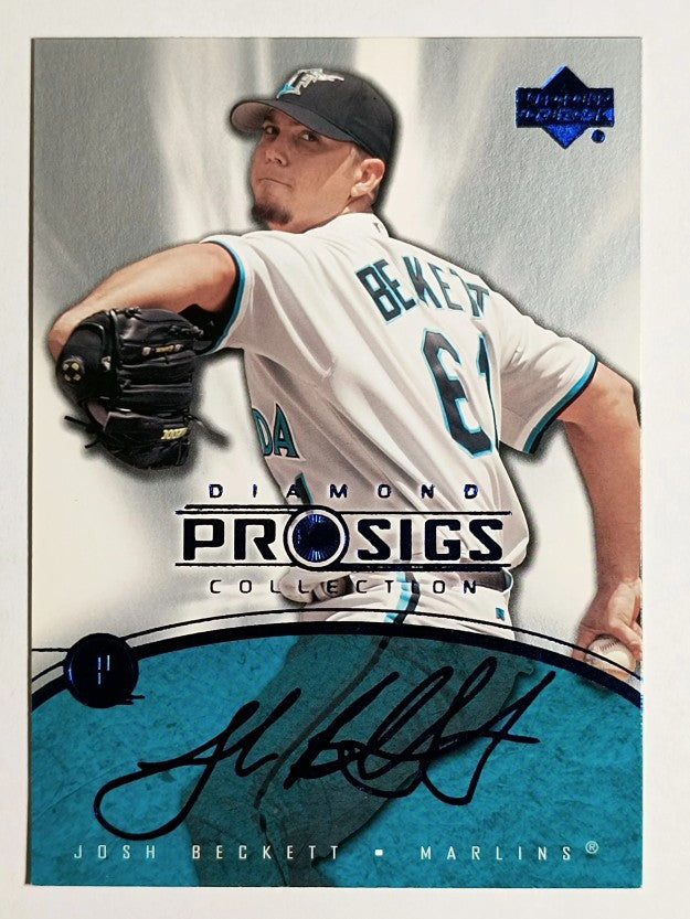2004 UD Diamond Pro Sigs #2 Josh Beckett