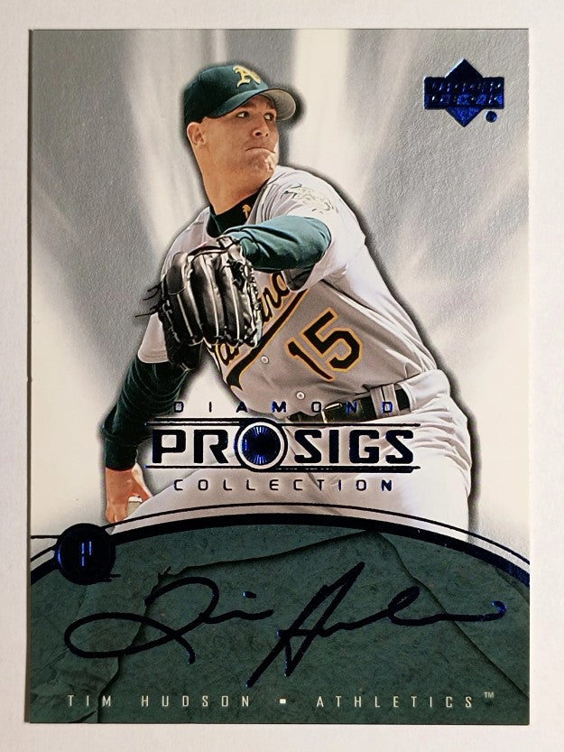 2004 UD Diamond Pro Sigs #7 Tim Hudson