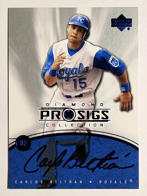 2004 UD Diamond Pro Sigs #23 Carlos Beltran