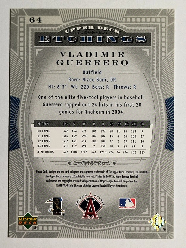 2004 Upper Deck Etchings #65 Lance Berkman