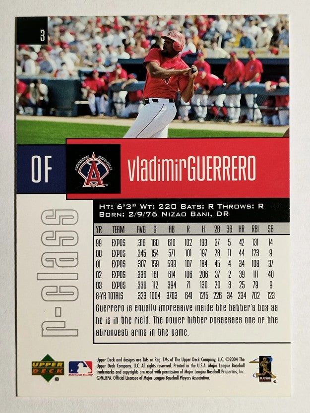 2004 Upper Deck r-class #3 Vladimir Guerrero