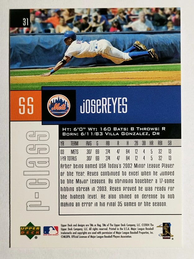 2004 Upper Deck r-class #31 Jose Reyes