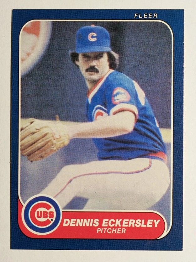 1986 Fleer #368 Dennis Eckersley