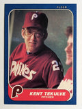 1986 Fleer #455 Kent Tekulve