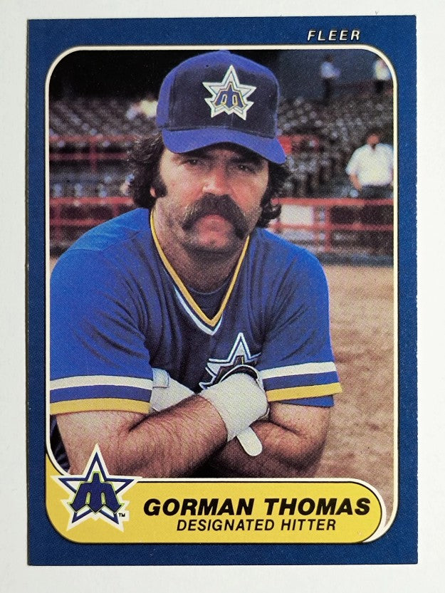 1986 Fleer #477 Gorman Thomas